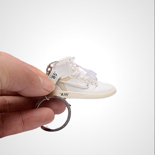 AJ 1 Off-White "White" - Sneakers 3D Keychain