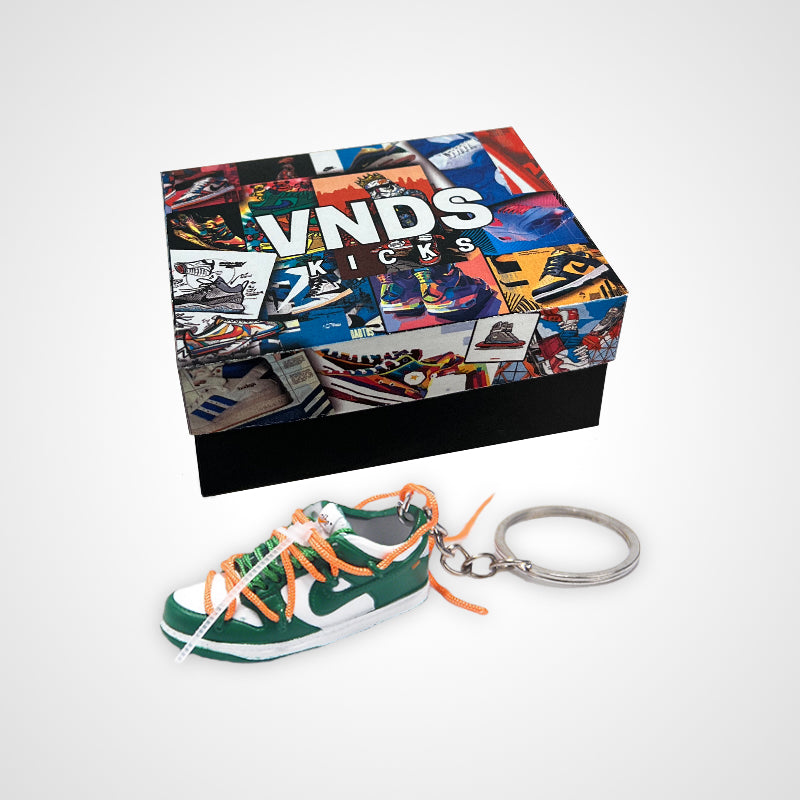 Dunk Low Off-White Pine Green - Sneakers 3D Keychain