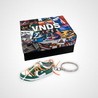 Thumbnail for Dunk Low Off-White Pine Green - Sneakers 3D Keychain