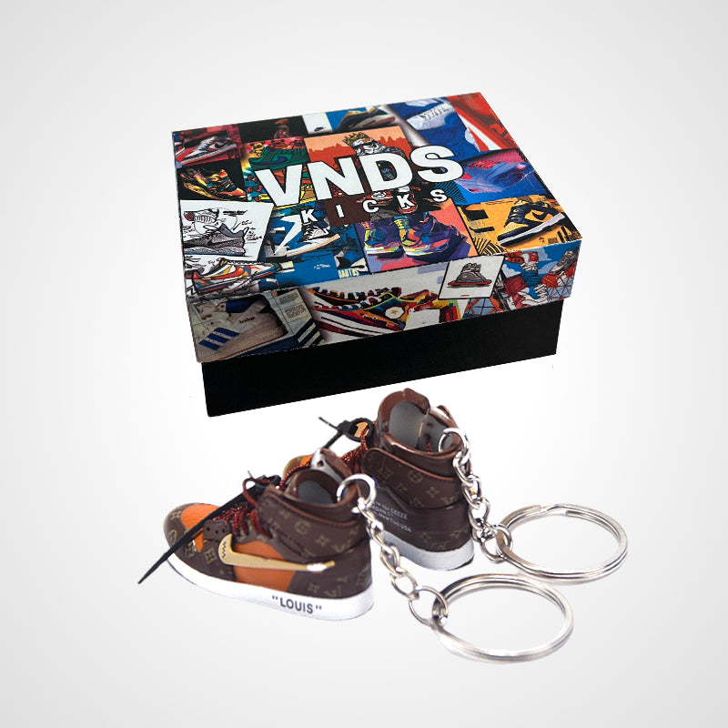 AJ 1 Off-White x LV - Sneakers 3D Keychain