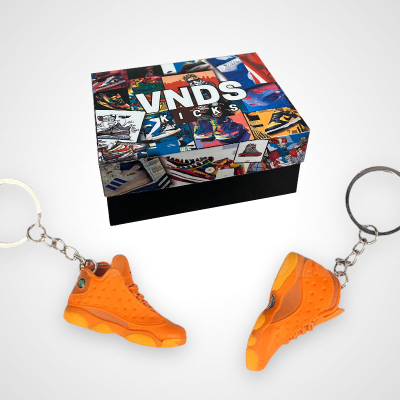 AJ 13 Retro "Orange" - Sneakers 3D Keychain