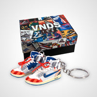 Thumbnail for AJ 1 Off-White x Parra - Sneakers 3D Keychain