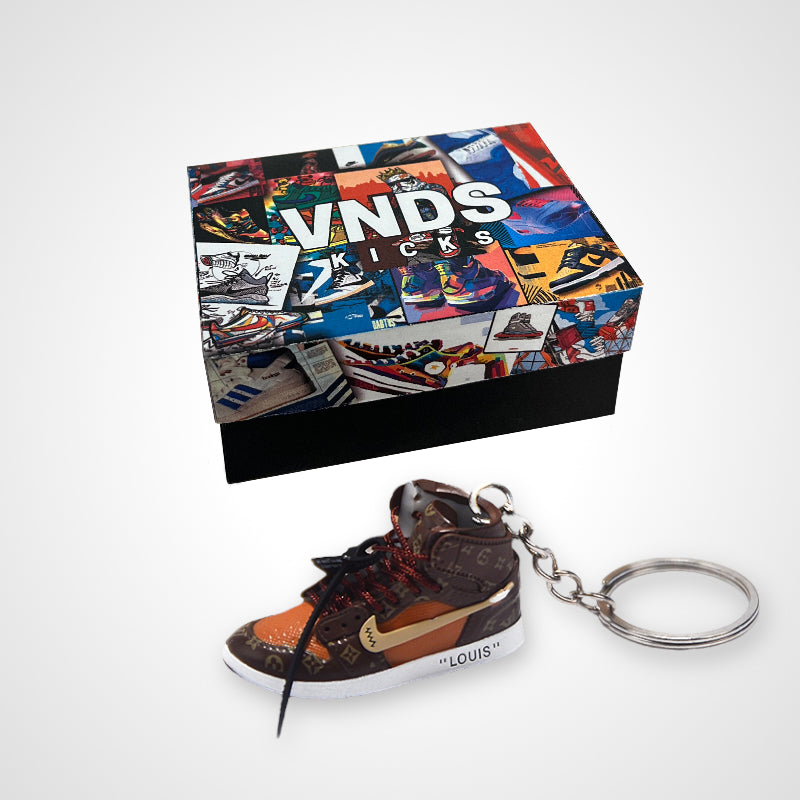 AJ 1 Off-White x LV - Sneakers 3D Keychain