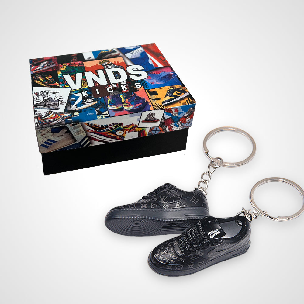 Air Force 1 x LV "Virgil Abloh" Black - Sneakers 3D Keychain