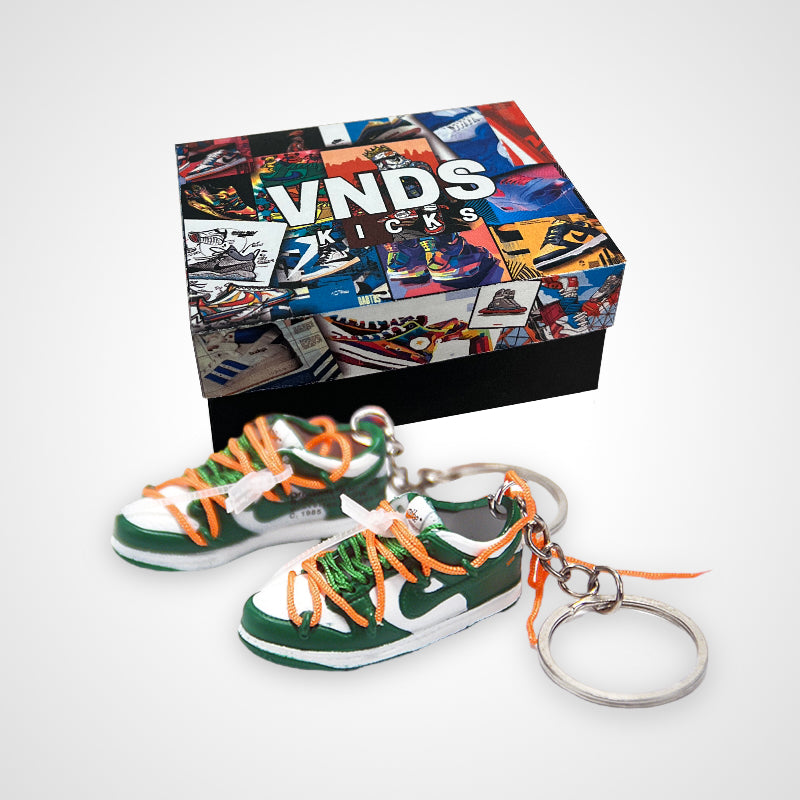 Dunk Low Off-White Pine Green - Sneakers 3D Keychain