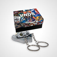 Thumbnail for Air Force 1 Low Paint Splatter - Sneakers 3D Keychain