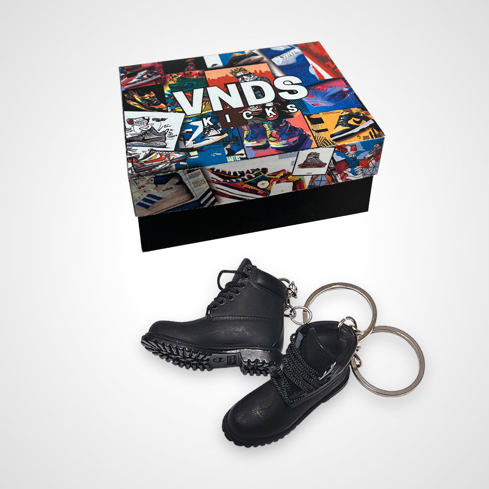 Timberland Black - Sneakers 3D Keychain