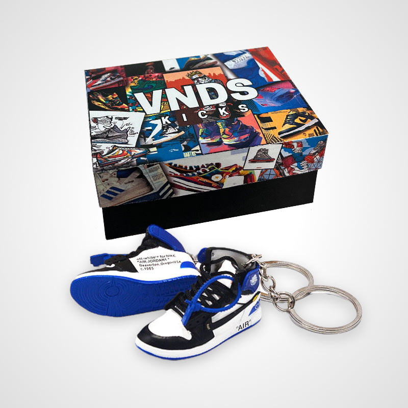 AJ 1 Off-White "Fragment" - Sneakers 3D Keychain