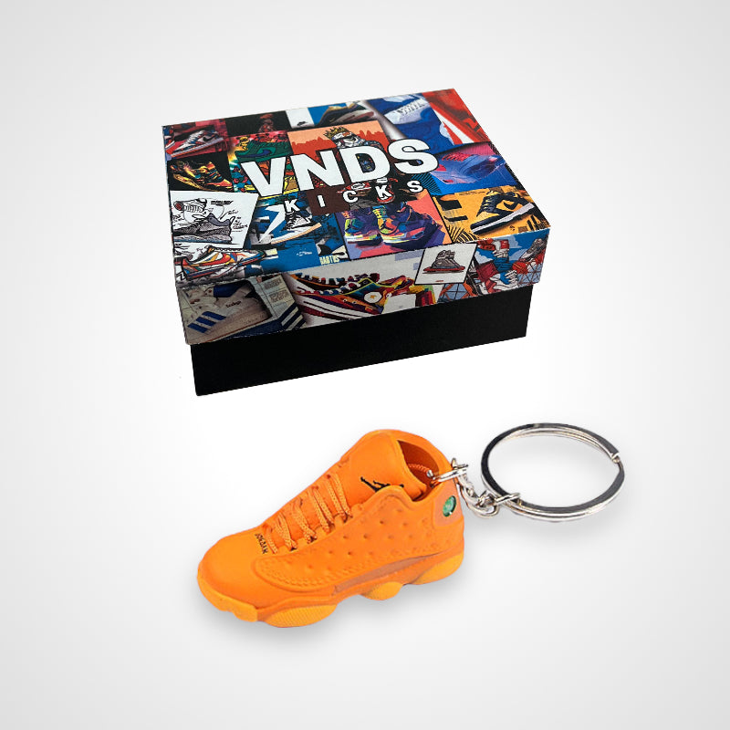 AJ 13 Retro "Orange" - Sneakers 3D Keychain