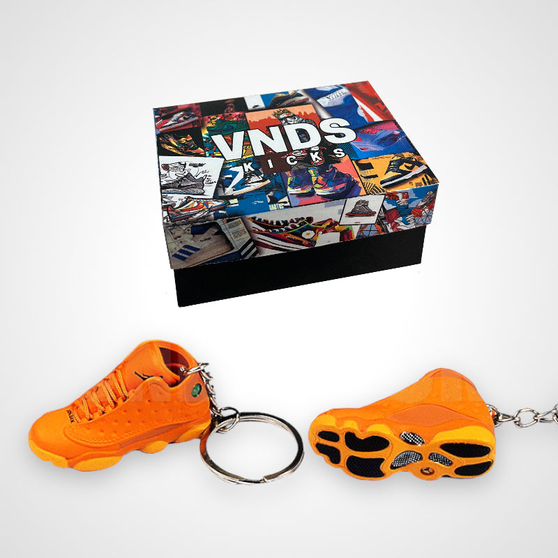 AJ 13 Retro "Orange" - Sneakers 3D Keychain