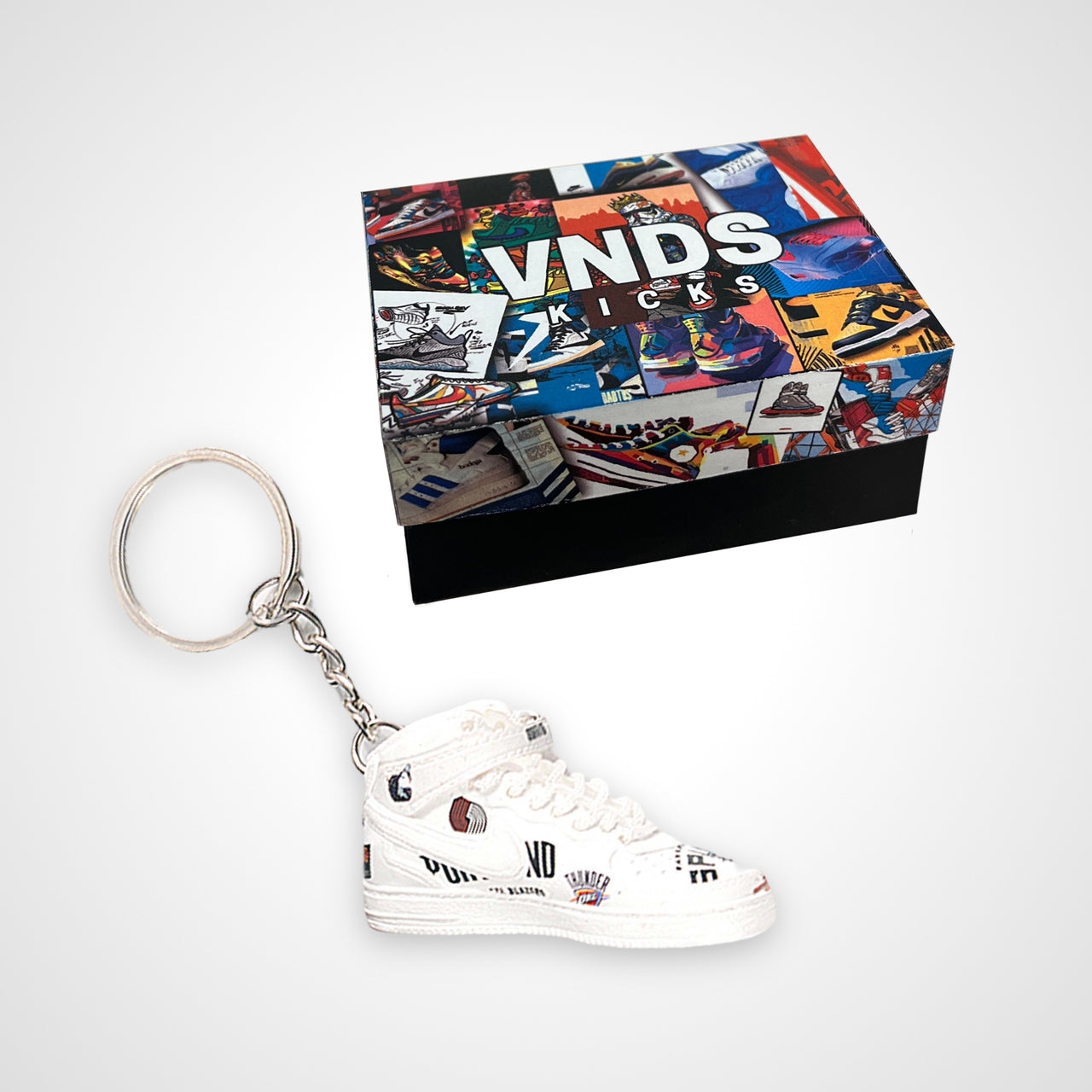 Air Force 1 Supreme NBA White - Sneakers 3D Keychain