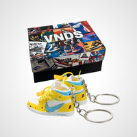 Thumbnail for AJ 1 Off-White x BoB Sponge Cartoon - Sneakers 3D Keychain