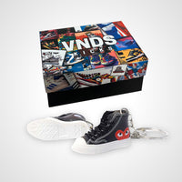 Thumbnail for Converse x Comme des Garçons PLAY Chuck Black - Sneakers 3D Keychain