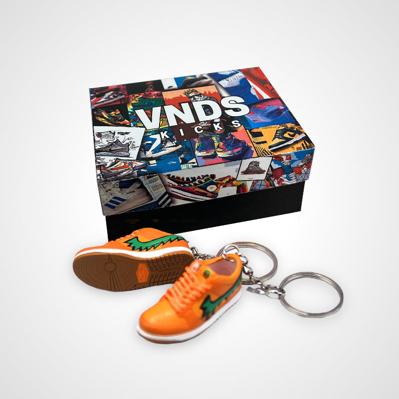 SB Dunk Low "Dead Bears" Orange - Sneakers 3D Keychain