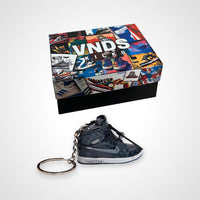 Thumbnail for AJ 1 Off-White x LV Black - Sneakers 3D Keychain