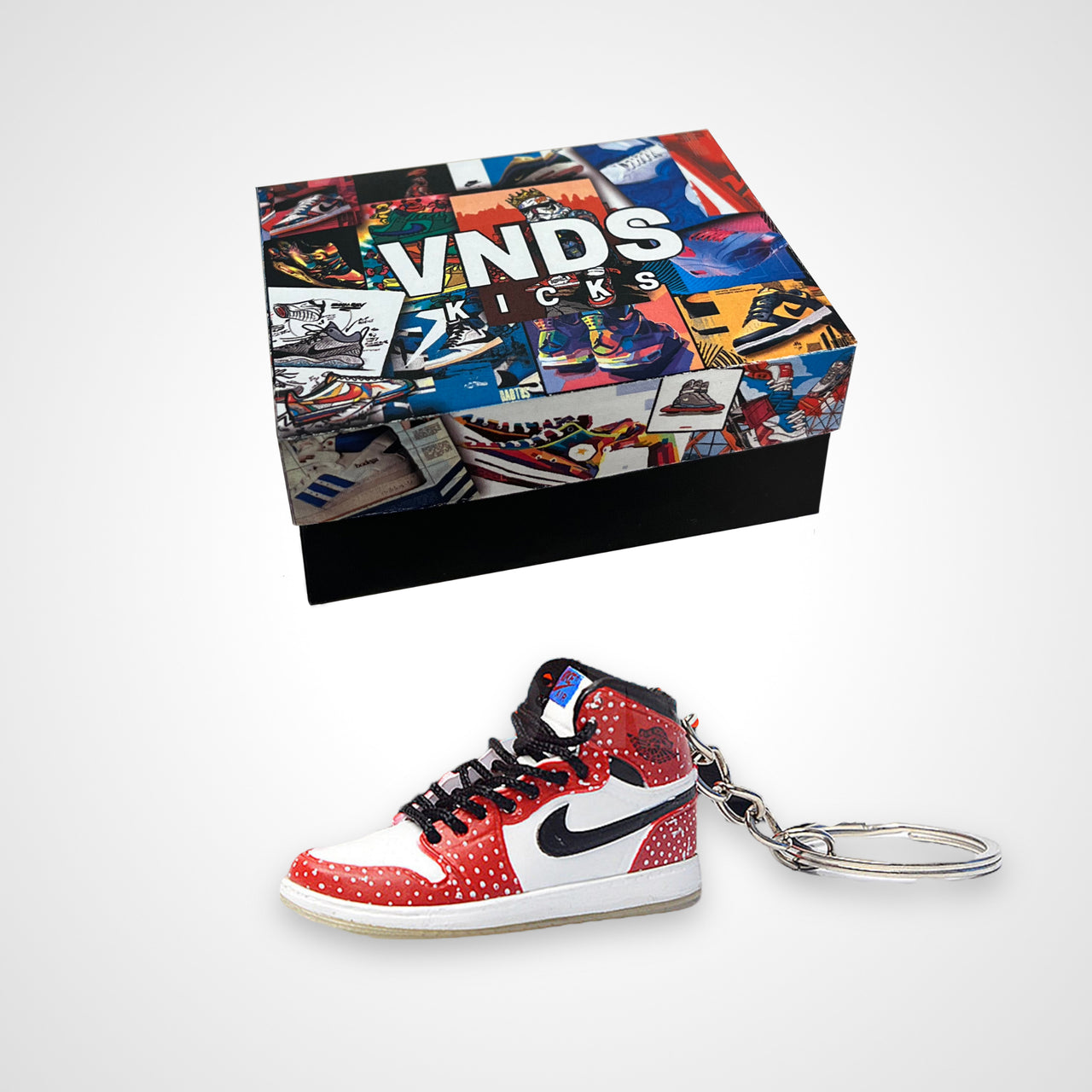 AJ 1 Retro High "Spiderman" - Sneakers 3D Keychain