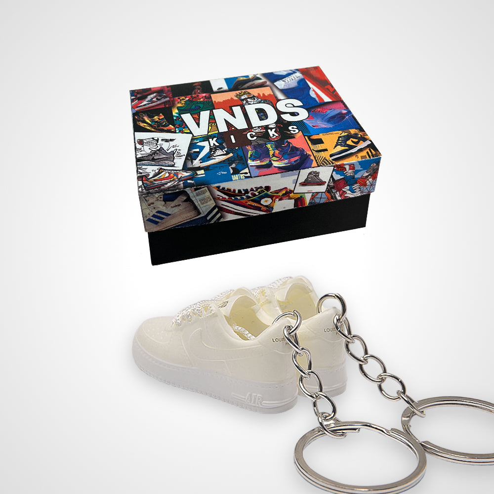Air Force 1 x LV Virgil Abloh White - Sneakers 3D Keychain – VNDS Kicks