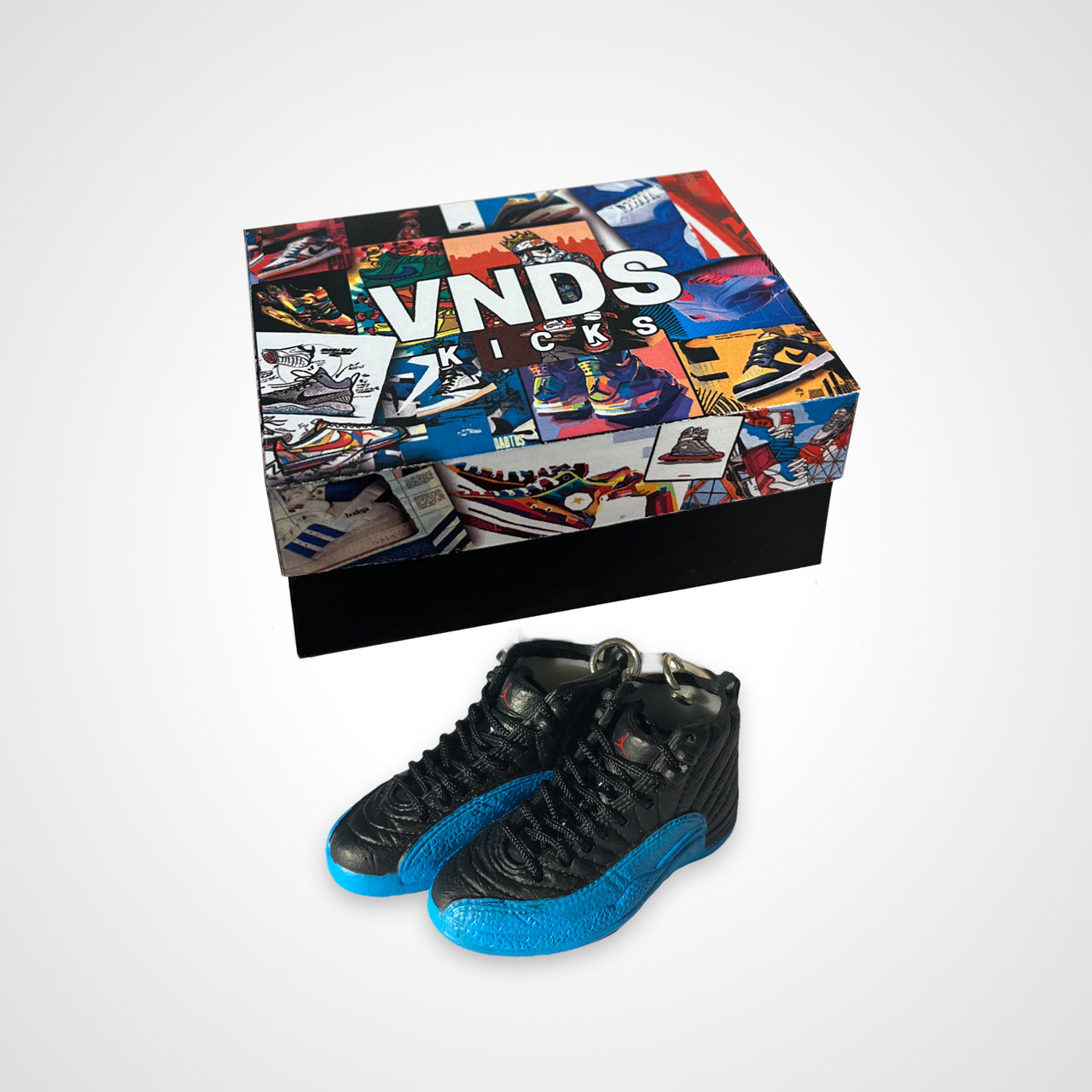 AJ 12 Retro "GammaBlue" - Sneakers 3D Keychain