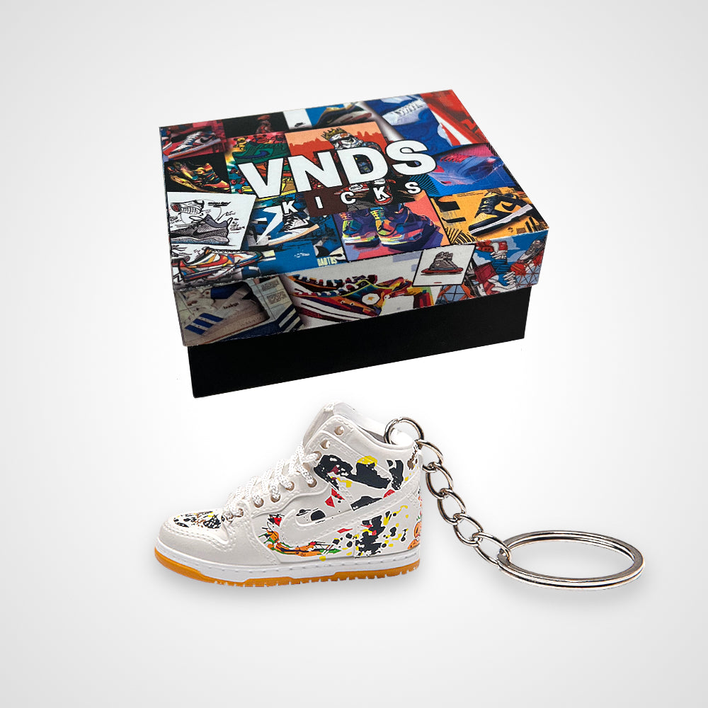 SB Dunk High "Supreme Rammellzee" - Sneakers 3D Keychain