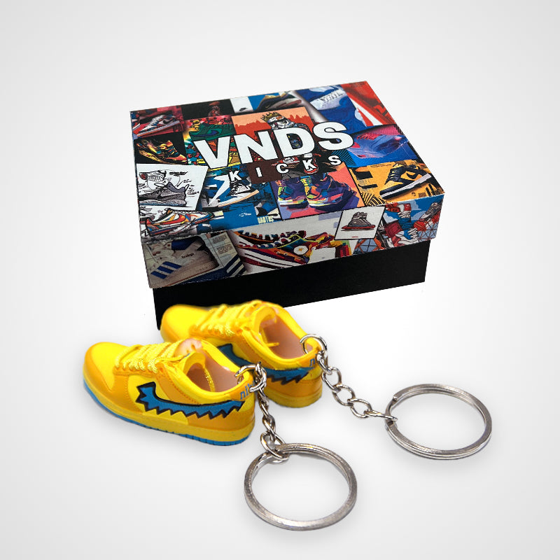 SB Dunk Low "Dead Bears" Yellow - Sneakers 3D Keychain