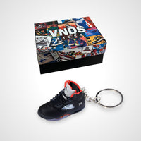 Thumbnail for AJ 5 Supreme Black - Sneakers 3D Keychain