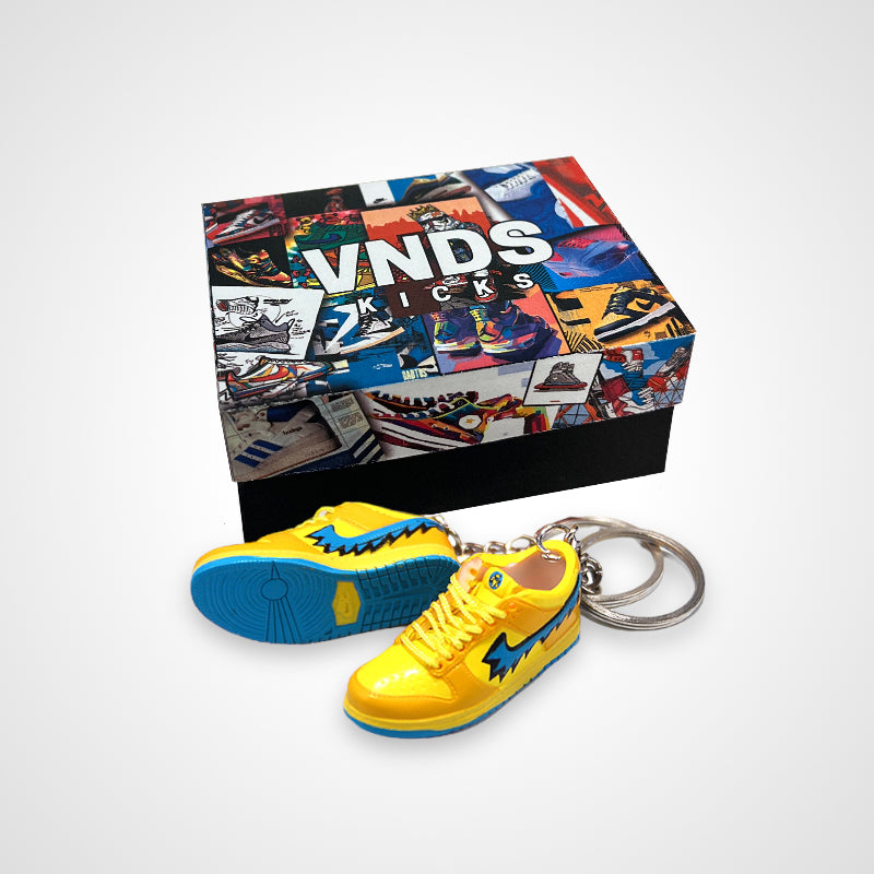 SB Dunk Low "Dead Bears" Yellow - Sneakers 3D Keychain