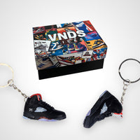 Thumbnail for AJ 5 Supreme Black - Sneakers 3D Keychain