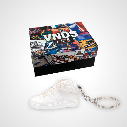Air Force "High Top" Classic White - Sneakers 3D Keychain