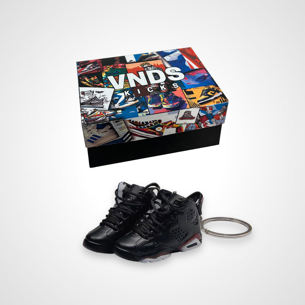 AJ 6 "Infrared Black" - Sneakers 3D Keychain