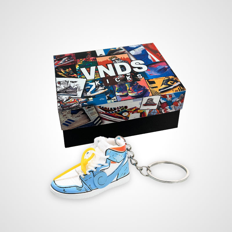 AJ 1 Off-White x Carapuce Cartoon - Sneakers 3D Keychain