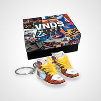 Thumbnail for AJ 1 Off-White x Goku Cartoon - Sneakers 3D Keychain