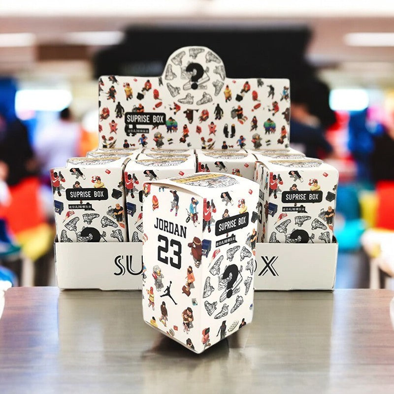 Mystery Box with 12 pairs Mini-Sneakers Random