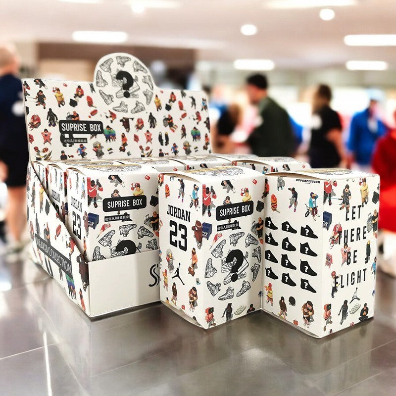 Mystery Box with 12 pairs Mini-Sneakers Random