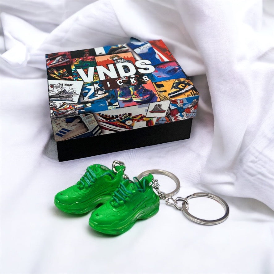 Balenciaga Triple S "Green" - Sneakers 3D Keychain
