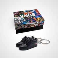 Thumbnail for Air Force 1 Supreme Black - Sneakers 3D Keychain