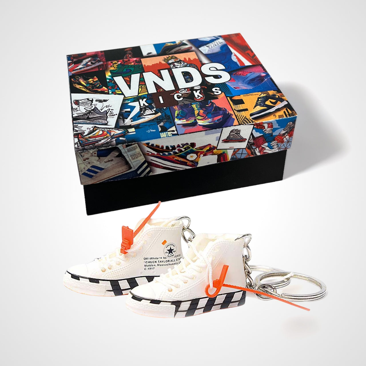 Off-White Converse "Chuck Taylor" - Sneakers 3D Keychain