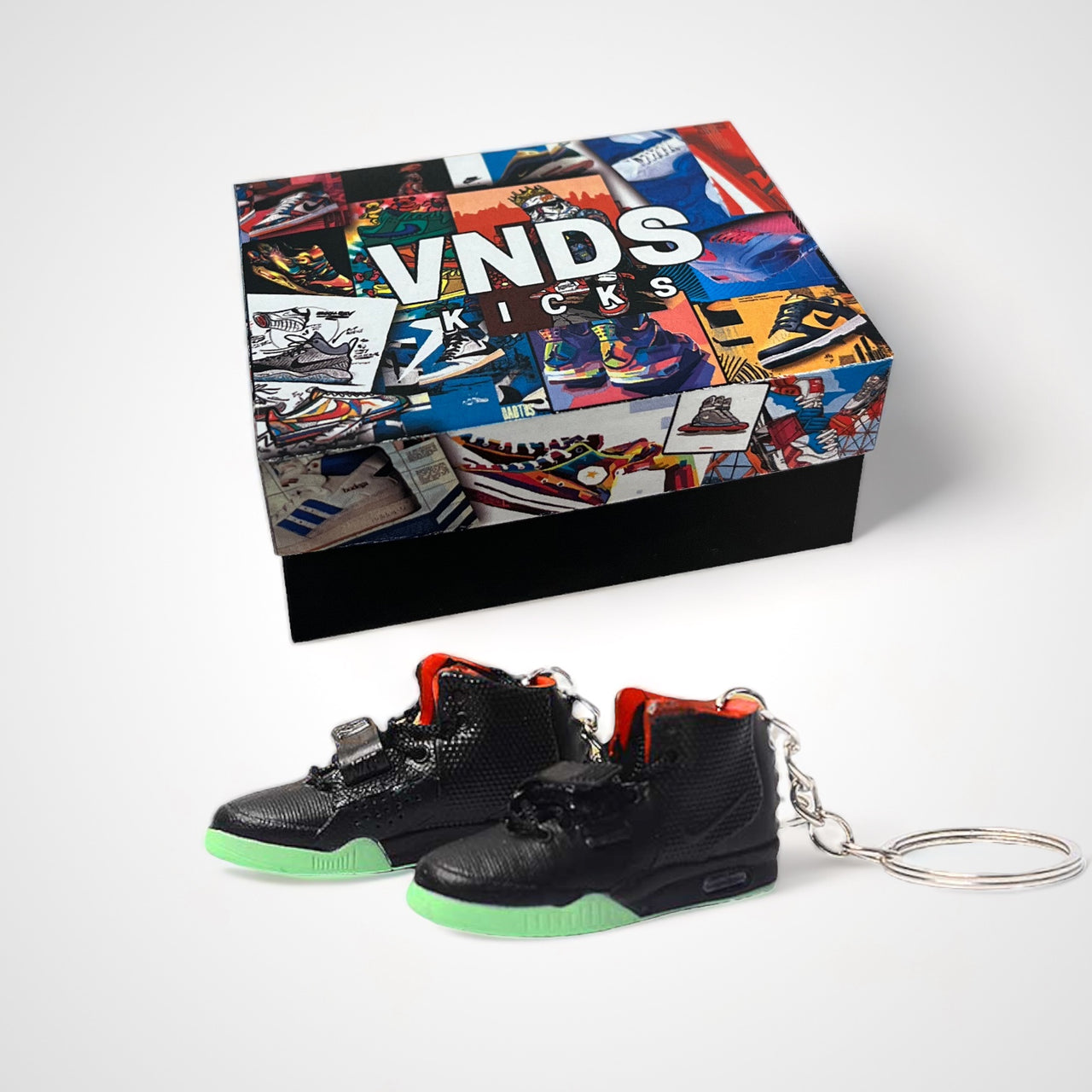 Air Yeezy 2 "Solar Red" - Sneakers 3D Keychain