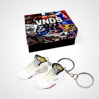 Thumbnail for AJ 5 Supreme White - Sneakers 3D Keychain