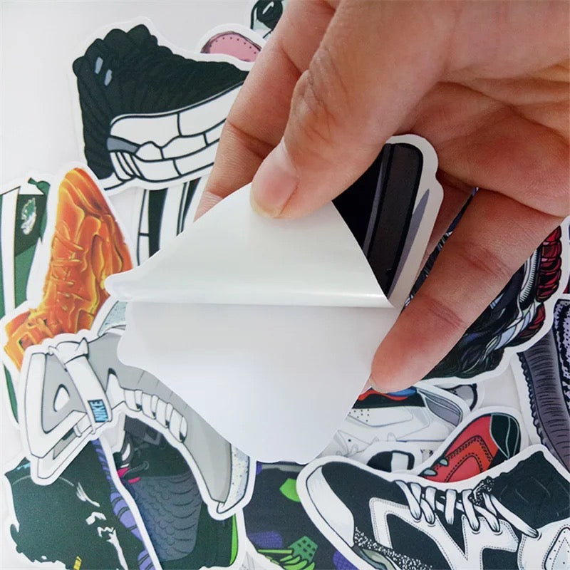Unique Sneaker Stickers (100 Pieces)