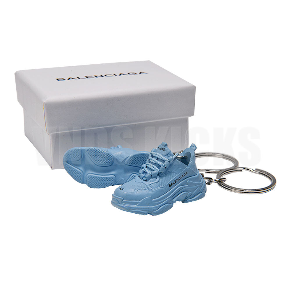 Balenciaga Triple S "Light Blue" - Sneakers 3D Keychain