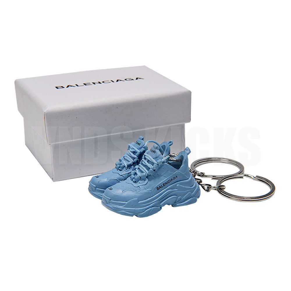 Balenciaga Triple S "Light Blue" - Sneakers 3D Keychain