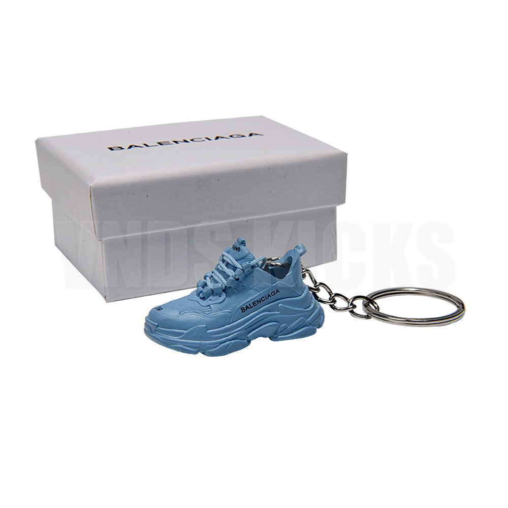 Balenciaga Triple S "Light Blue" - Sneakers 3D Keychain