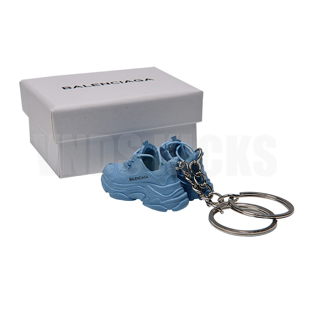 Balenciaga Triple S "Light Blue" - Sneakers 3D Keychain